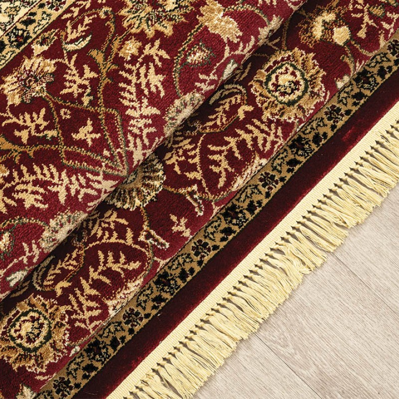 ΧΑΛΙ PERSIA 1533 BURGUNDY ΜΕ ΚΡΟΣΣΙ - 133X190  NewPlan