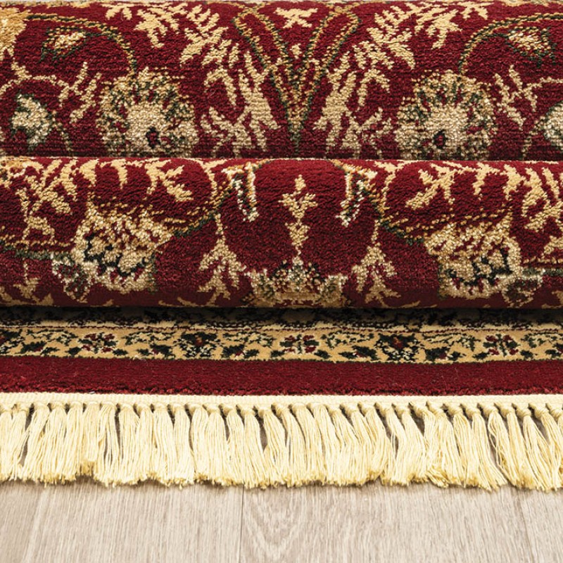 ΧΑΛΙ PERSIA 1533 BURGUNDY ΜΕ ΚΡΟΣΣΙ - 133X190  NewPlan