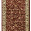ΧΑΛΙ PERSIA 1533 BURGUNDY ΜΕ ΚΡΟΣΣΙ - 133X190  NewPlan