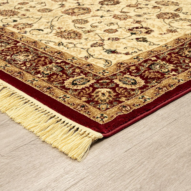 ΧΑΛΙ PERSIA 1536 BURGUNDY ΜΕ ΚΡΟΣΣΙ - 200X290  NewPlan