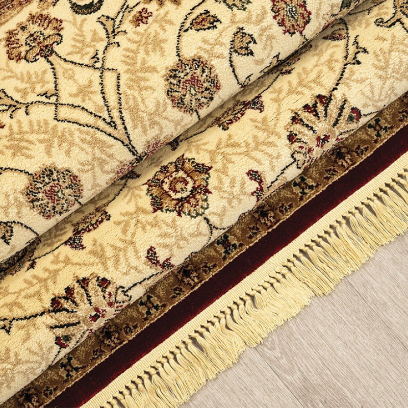 ΧΑΛΙ PERSIA 1536 BURGUNDY ΜΕ ΚΡΟΣΣΙ - 200X290  NewPlan