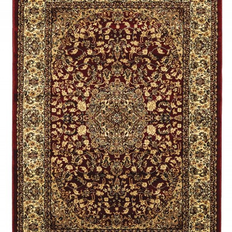 ΧΑΛΙ PERSIA 5649 BURGUNDY ΜΕ ΚΡΟΣΣΙ - SET067(2x140,1x200)  NewPlan