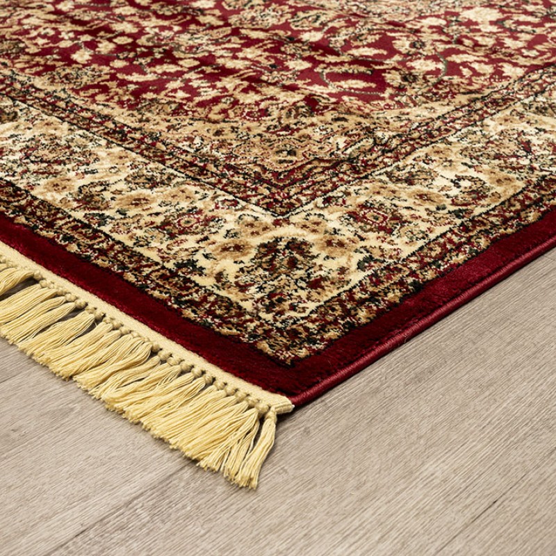 ΧΑΛΙ PERSIA 5649 BURGUNDY ΜΕ ΚΡΟΣΣΙ - 080X150  NewPlan