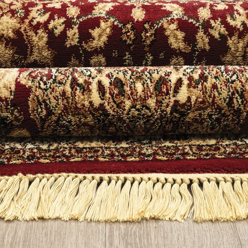 ΧΑΛΙ PERSIA 5649 BURGUNDY ΜΕ ΚΡΟΣΣΙ - 080X150  NewPlan