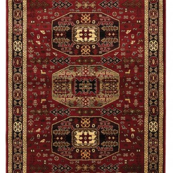ΧΑΛΙ PERSIA 6057 BURGUNDY ΜΕ ΚΡΟΣΣΙ - 080X150  NewPlan