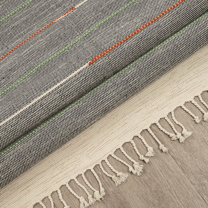 ΧΑΛΙ RIBELLA ΧΕΙΡΟΠΟΙΗΤΟ 500 L.GREY - 160X230  NewPlan