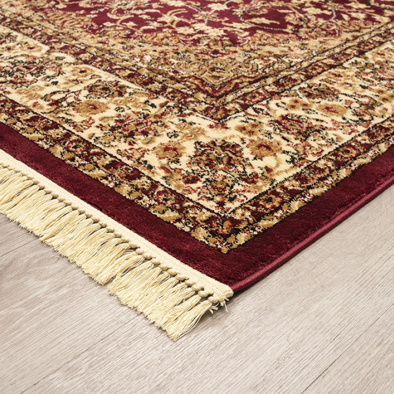 ΧΑΛΙ PERSIA 5649 BURGUNDY ΜΕ ΚΡΟΣΣΙ - 133X190  NewPlan