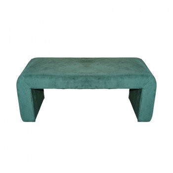 Σκαμπό Gagga Inart βελούδο σε πράσινη απόχρωση 110x40x45εκ