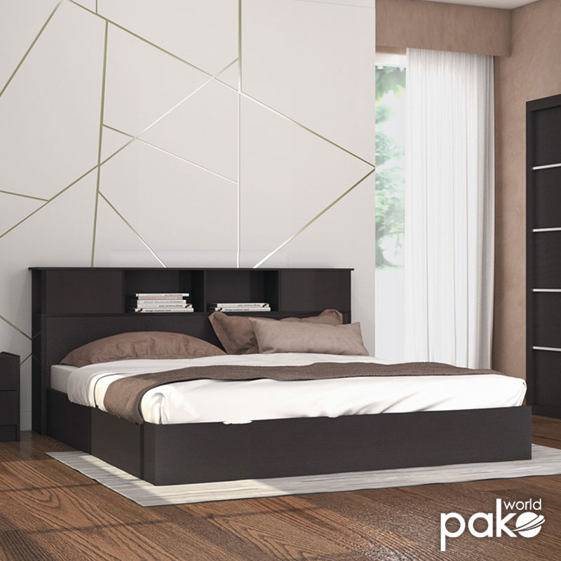 Κομοδίνο OLYMPUS pakoworld χρώμα wenge 47,5x40,5x40,5εκ.