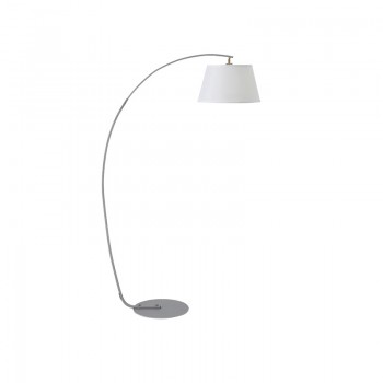 Φωτιστικό δαπέδου Glinze pakoworld λευκό μέταλλο 90x38x180εκ