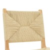 Καρέκλα Arten pakoworld σχοινί-rubberwood σε φυσική απόχρωση 60x55x85εκ