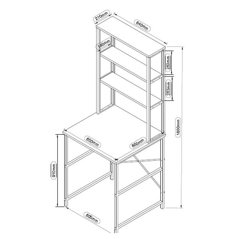 Έπιπλο πλυντηρίου Kylie pakoworld μέταλλο μάυρο σε ανθρακί απόχρωση 60x60x180εκ