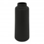 Βάζο Bender pakoworld κεραμικό σε μαύρη απόχρωση Φ12x30εκ