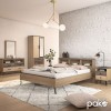 Τουαλέτα κρεβατοκάμαρας Bruno pakoworld χρώμα viscount - toro 121x39,5x168,5εκ
