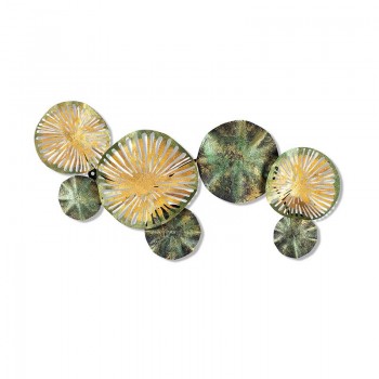 Μεταλλικό διακοσμητικό τοίχου PWF-0322 pakoworld 74x5x38εκ