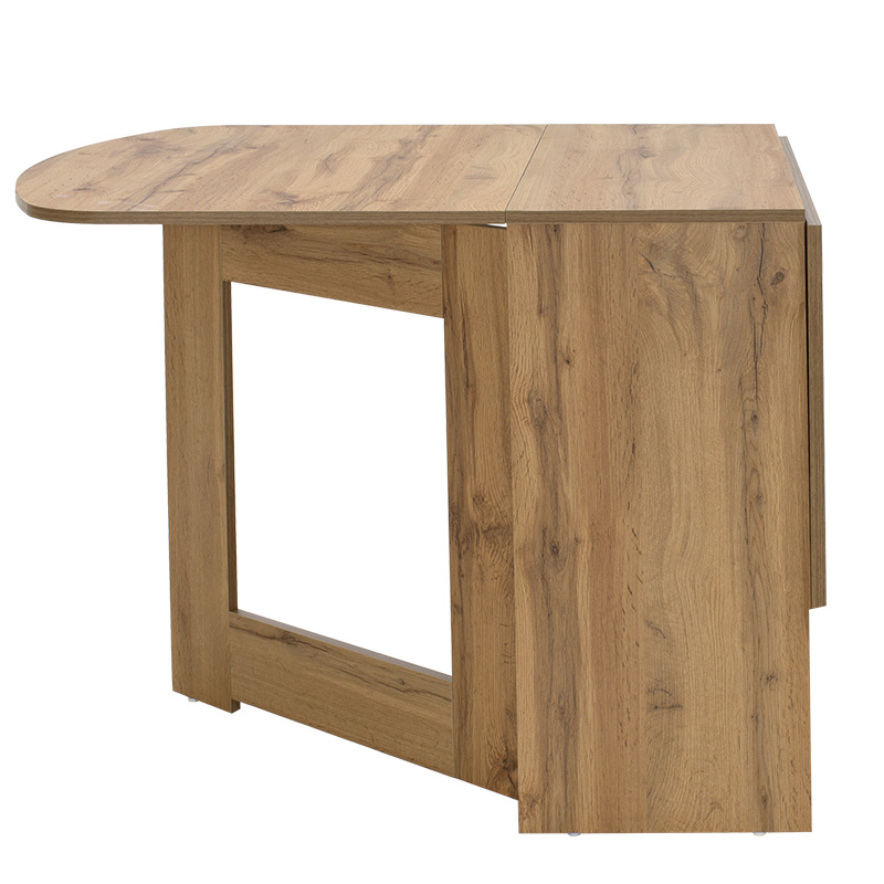 Τραπέζι Julian pakoworld πολυμορφικό-επεκτεινόμενο χρώμα gold oak 37x80x75.5εκ