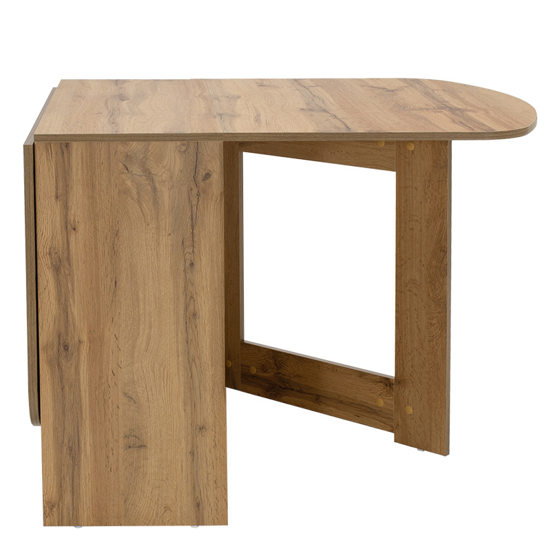 Τραπέζι Julian pakoworld πολυμορφικό-επεκτεινόμενο χρώμα gold oak 37x80x75.5εκ