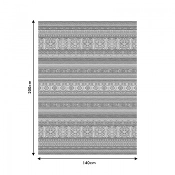 Χαλί PWC-0014 pakoworld κεραμιδί 140x200εκ