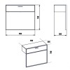 Κονσόλα Marble pakoworld χρώμα λευκό μαρμάρου-χρυσό 90x38,5x77εκ