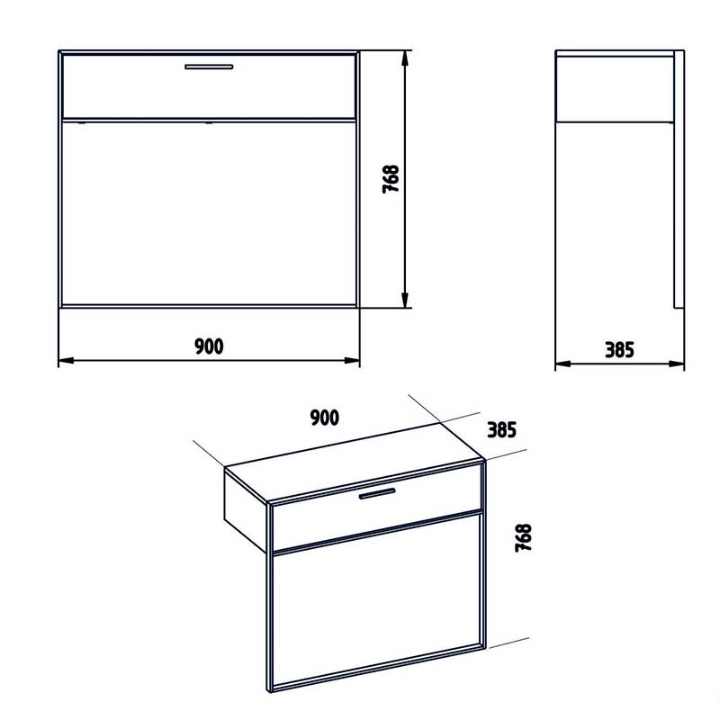Κονσόλα Marble pakoworld χρώμα λευκό μαρμάρου-χρυσό 90x38,5x77εκ