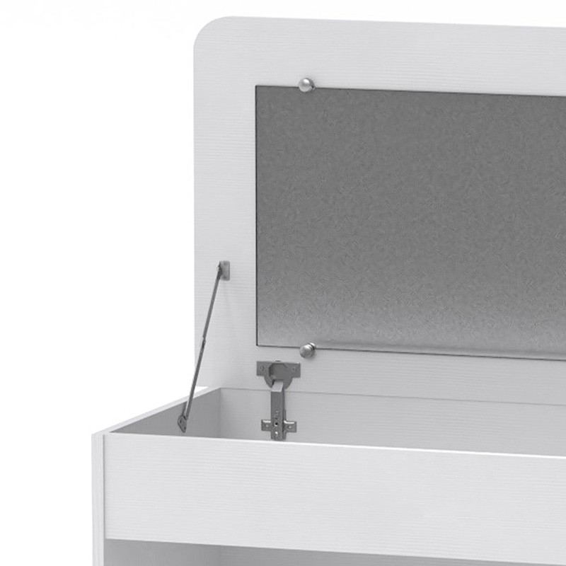 Τουαλέτα-καθρέπτης Navy pakoworld λευκό 80x50x72εκ