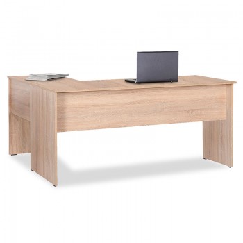 Γραφείο εργασίας Rio pakoworld με δεξιά γωνία σε χρώμα sonoma 160x144x75εκ