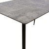 Τραπέζι Cuba pakoworld MDF χρώμα γκρι cement 120x70x76εκ