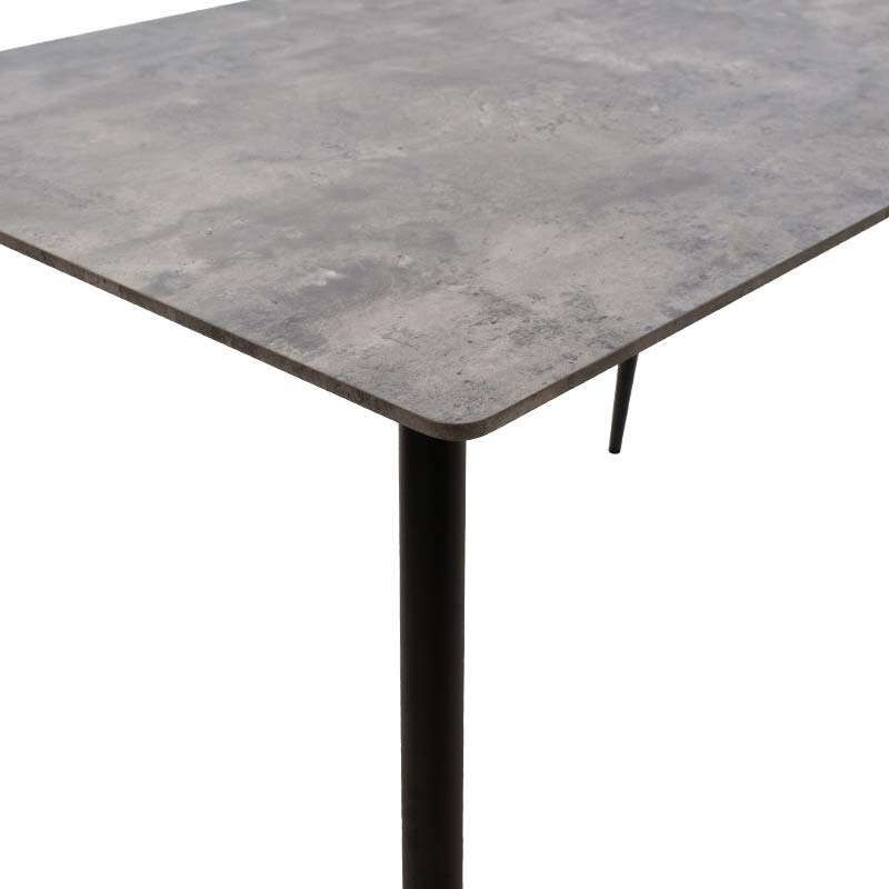 Τραπέζι Cuba pakoworld MDF χρώμα γκρι cement 120x70x76εκ