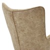 Πολυθρόνα Claire pakoworld κουνιστή ύφασμα καφέ μπεζ antique 69x82x95εκ
