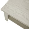 Τραπέζι σαλονιού RIANO pakoworld χρώμα γκρι-λευκό 89,5x49,5x42,5εκ