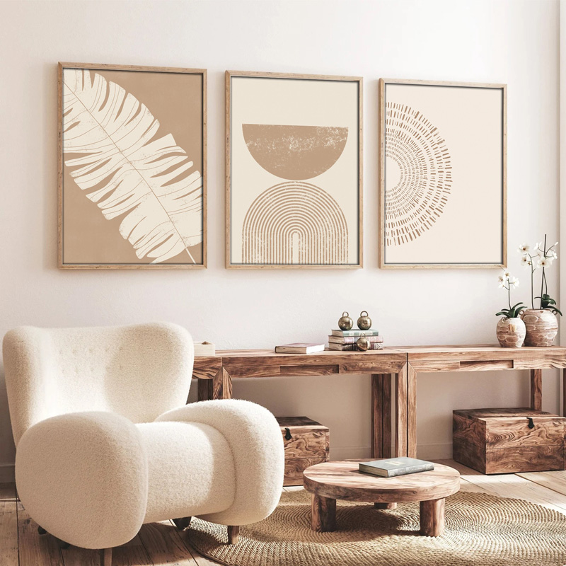 Πίνακας σε καμβά Terpen I pakoworld τρίπτυχος με ψηφιακή εκτύπωση 50x2x70εκ