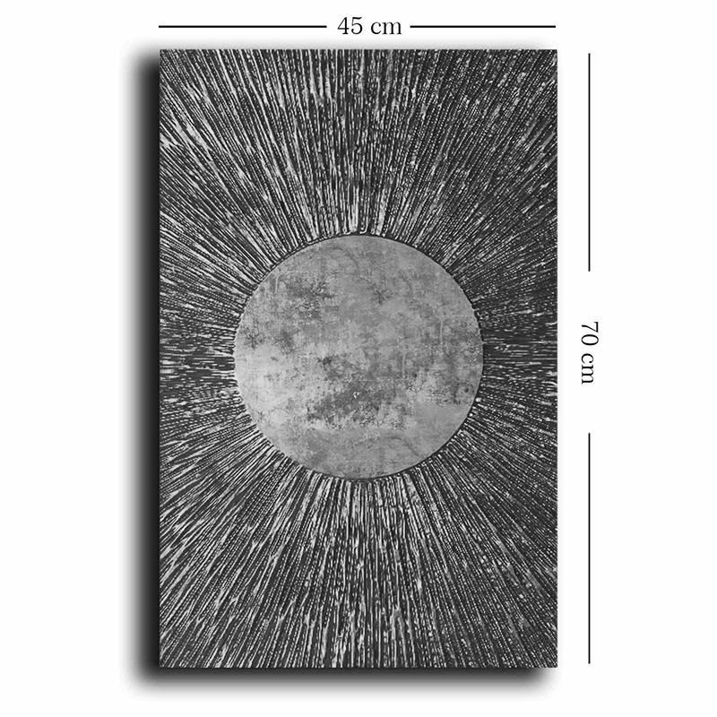 Πίνακας σε καμβά Liorbe pakoworld με ψηφιακή εκτύπωση 45x3x70εκ