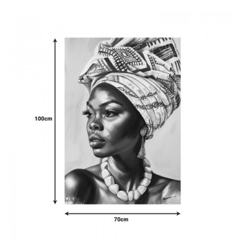 Πίνακας σε καμβά Zaira Ι Inart 70x3.5x100εκ