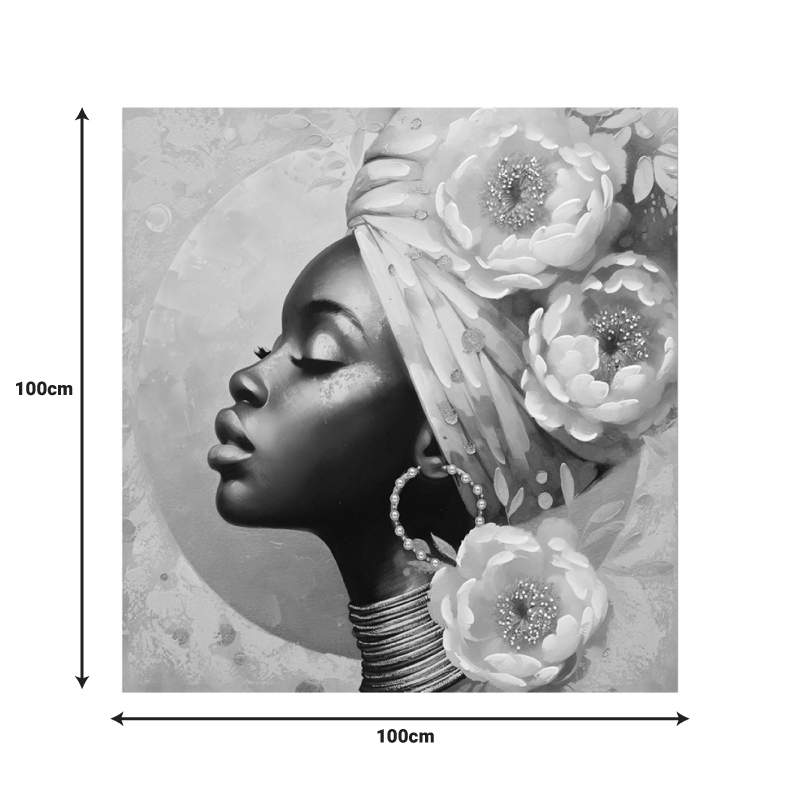 Πίνακας σε καμβά Giara Ι Inart 100x3x100εκ