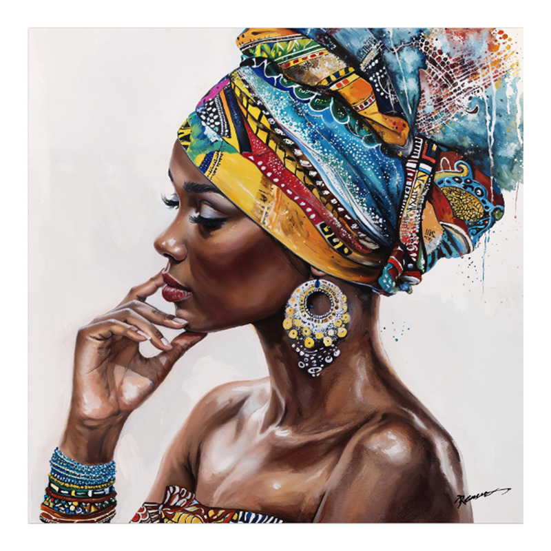 Πίνακας σε καμβά Jalo Ι Inart 80x3.5x80εκ