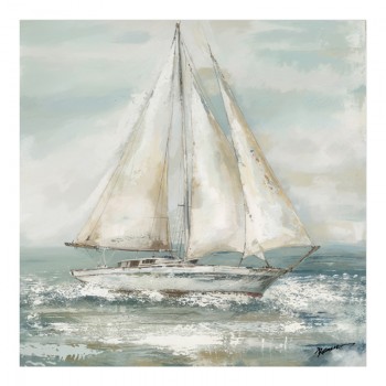 Πίνακας σε καμβά Siedo I Inart 70x3.5x70εκ