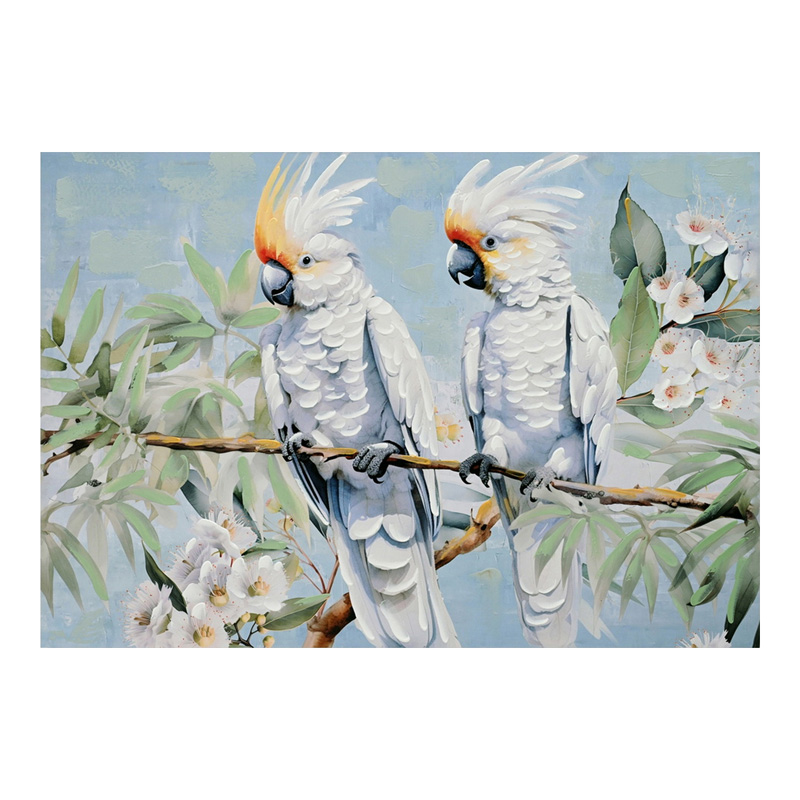 Πίνακας σε καμβά Parote Ι Inart 100x3x70εκ