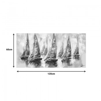 Πίνακας σε καμβά Yelkan Inart 120x3.5x60εκ