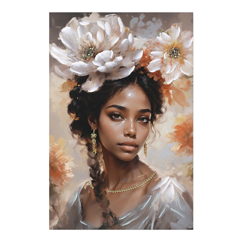 Πίνακας σε καμβά Lilibet Inart 60x2.5x90εκ