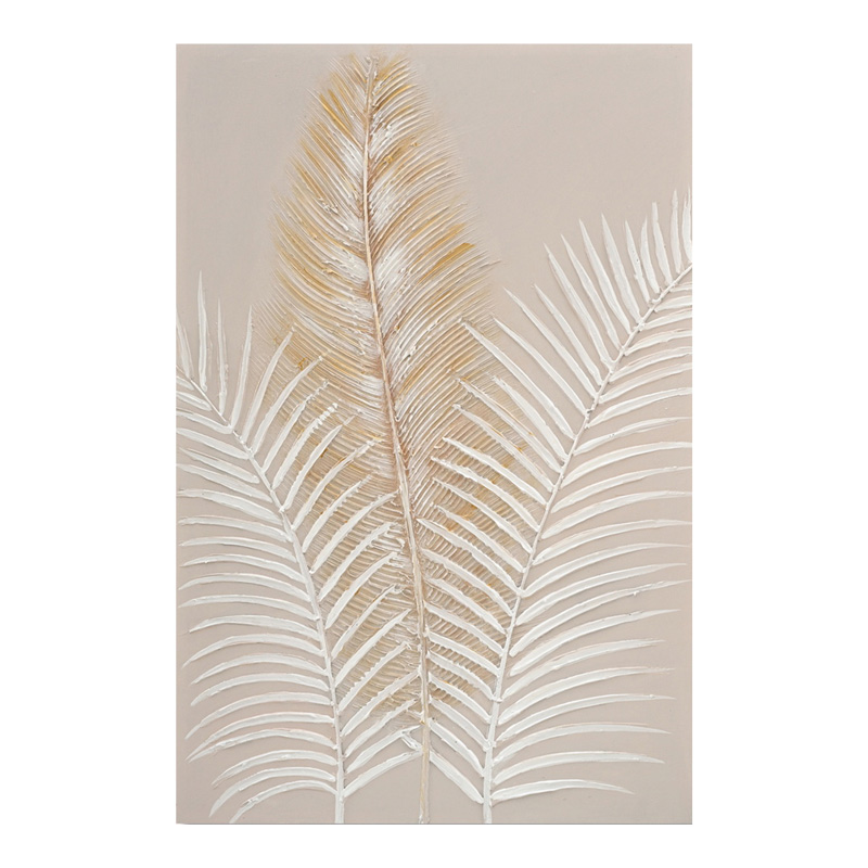 Πίνακας σε καμβά Leavy Inart 60x3x90εκ