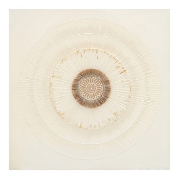 Πίνακας σε καμβά Circled Inart 80x3x80εκ