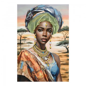 Πίνακας σε καμβά Zerbera Inart 80x3x120εκ