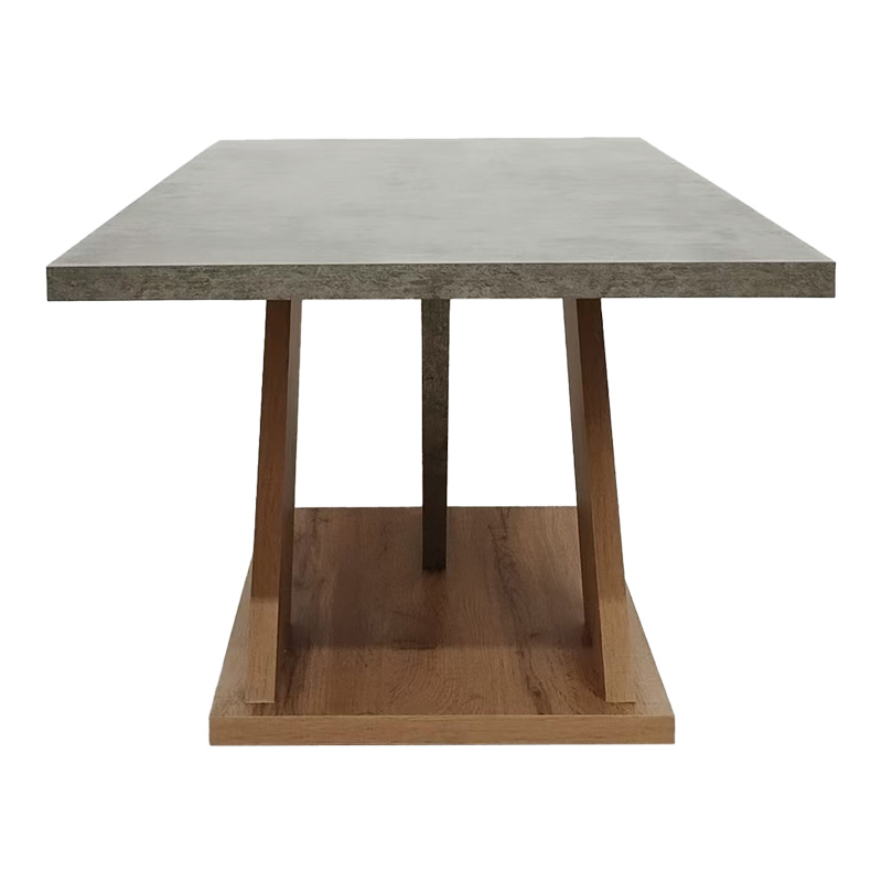 Τραπέζι σαλονιού Solange pakoworld σε γκρι-sonoma απόχρωση 110x55x47.5εκ