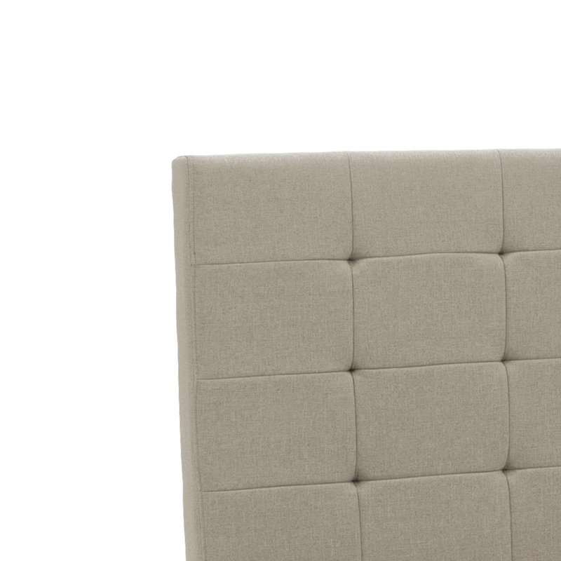 Κρεβάτι Roi pakoworld με αποθηκευτικό χώρο ύφασμα εκρού 160x200εκ