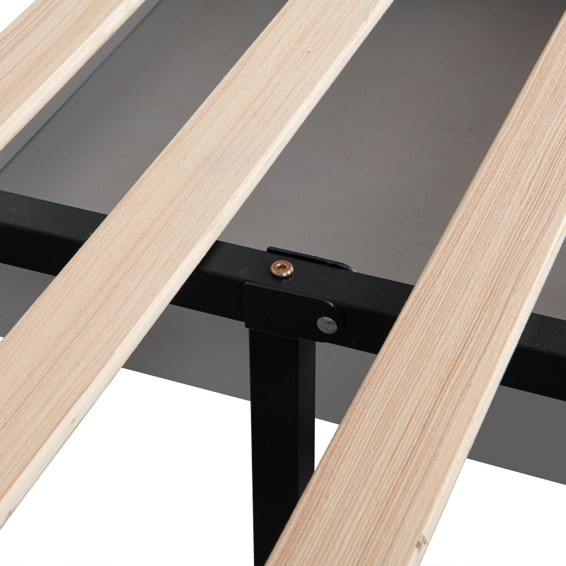 Κρεβάτι Veloty pakoworld ύφασμα ανθρακί με συρτάρια 150x200εκ