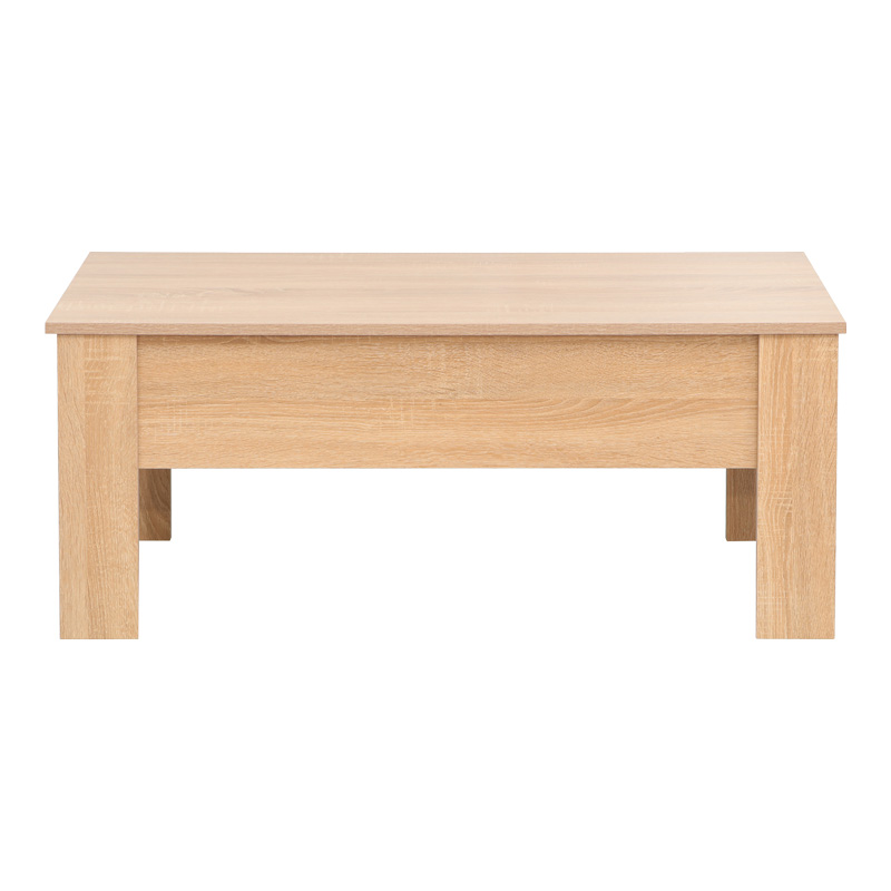 Τραπέζι σαλονιού Ferza pakoworld με σερβιτόρο σε oak απόχρωση 100x50x42εκ