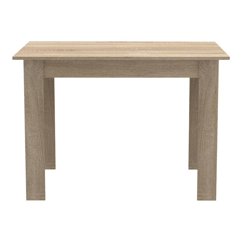 Τραπεζαρία Manka-Parker pakoworld σετ 5τεμ mdf σε μαύρη-sonoma απόχρωση 110x80x77εκ