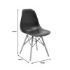 Τραπεζαρία Cuba-Julita pakoworld σετ 5τεμ MDF sonoma-μαύρο-φυσικό 120x70x76εκ