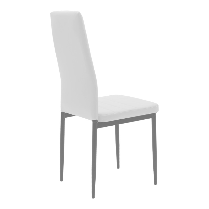 Τραπεζαρία Cuba-Parker pakoworld σετ 5τεμ sonoma-λευκό 120x80x75εκ