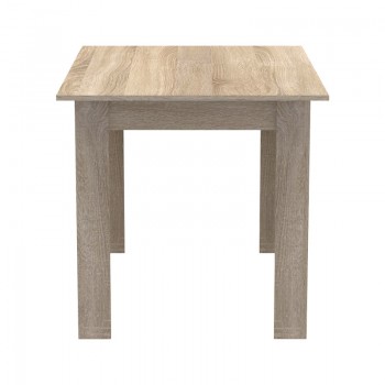 Τραπεζαρία Manka-Bella pakoworld σετ 5τεμ σε sonoma απόχρωση 110x80x70εκ